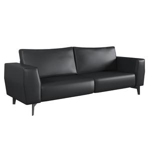 Moderno Conjunto de Sofás Modulares Extensibles para Oficina, Sofá Seccional de <span class=keywords><strong>3</strong></span> <span class=keywords><strong>Plazas</strong></span> en Cuero Sintético Negro Suave para Sala de Espera, Sala de Conferencias o Sala de Estar - Product Image 1