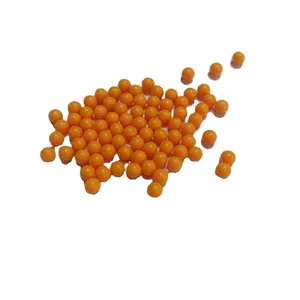 Sfera gialla 3mm 3.175mm 3.5mm 4mm 4.5mm 4.763mm 5mm 6mm 6.35mm 7mm 8mm 10mm PP POM ABS sfere di plastica di colore giallo in vendita