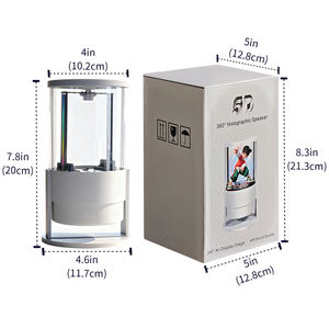 블루투스 스피커가 탑재된 프리미엄 데스크탑 홀로그램 팬은 상업 공간의 기술적 매력을 높입니다 - Product Image 4