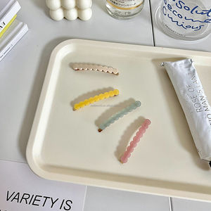 Belleworld Kẹp tóc gợn sóng nhỏ gọn và tinh tế dễ tạo kiểu tóc khí quyển kẹp tóc ngọt ngào đầy màu sắc phụ kiện nữ - Product Image 3