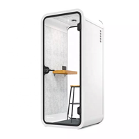 Cabine téléphonique portable studio bureau pod travail couverture sonore cabine acoustique insonorisée cabine d'audiométrie