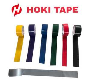 Ruban en tissu Hoki 24mm x 10 verges Adhésif sensible à la pression puissant 240mic Facile à appliquer et étanchéité fiable sur diverses surfaces - Product Image 6