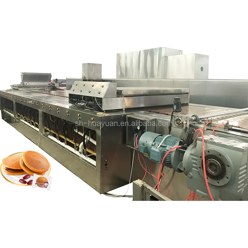 5000pcs फैक्टरी स्वचालित Dorayaki केक बनाने की मशीन