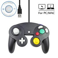 Para Game Cubes Controller Botón único para NGC para GC Controlador USB para PC NGC Wired Gamepad Joystick