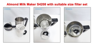 Mélangeur de lait de soja de 1,2 L appareil à <span class=keywords><strong>soupe</strong></span> automatique multifonction en acier inoxydable mélangeur électrique cuisinière tout-en-un automatique - Product Image 6