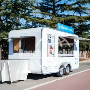 รถลากอาหารเคลื่อนที่สำหรับบาร์ฮอทด็อกรถเทรลเลอร์ขายอาหารร้านกาแฟรถขายอาหาร - Product Image 1