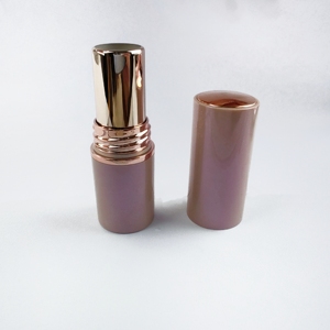 Tube de rouge à lèvres holographique avec capuchon nacré, corps rose doré en acrylique ABS PP, <span class=keywords><strong>peinture</strong></span> électrolytique, logo personnalisé, OEM, en vrac, 3,5 ml - Product Image 2