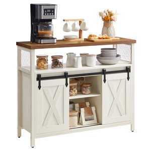 Buffet personnalisé SENYU avec rangements et étagères - Product Image 1