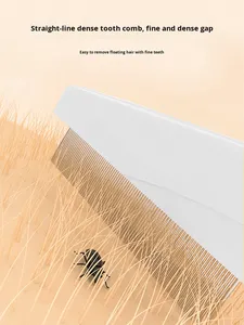 Peigne à poils d'animaux en plastique pour l'épilation des chats et des chiens - Product Image 3