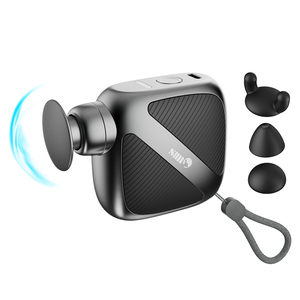 Pistolet de massage thermique portable mini pour massage profond des muscles et des fascias, masseur de poche avec 3 têtes de massage - Product Image 1