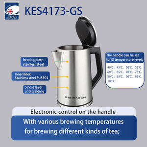 Nieuw Binnen Moderne Roestvrijstalen Waterkoker Met Digitale Scherminstellingen Efficiënte Snelkookpot Voor Thuis - Product Image 2