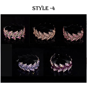 Wholesale Crystal Hair Barrettes Luxury Diamond Banana Hair <strong>Clip</strong> Colorful Ponytail <strong>Buckle</strong> <strong>Clips</strong> for Ladies - Product Image 5