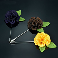 Épingles à revers florales tendance, broches de mariage personnalisées, aimants magnétiques pour hijab de créateur