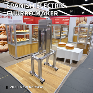 Máquina eléctrica para hacer Churros españoles de nueva condición, máquina de aperitivos con componentes PLC a base de agua y <span class=keywords><strong>trigo</strong></span> - Product Image 4