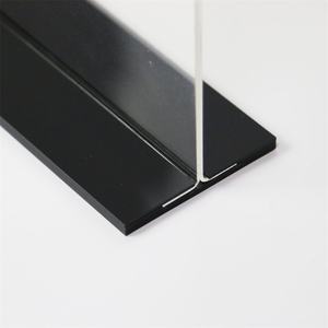 حجم مخصص حامل أكريليك مع قاعدة سوداء من البلاستيك الشفاف الجدول حامل قائمة الطعام تستقيم الإعلان صورة صورة الإطار - Product Image 6