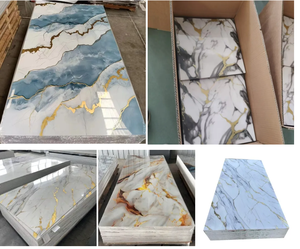 Vente chaude Moderne PVC <span class=keywords><strong>Visage</strong></span> Marbre <span class=keywords><strong>Papier</strong></span> <span class=keywords><strong>Peint</strong></span> Rouleaux Auto-Adhésif Mousse Autocollant Mural Léger Installation Facile Antistatique - Product Image 5