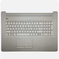 Repose-poignets pour ordinateur portable HP 17-BY 17-CA Repose-poignets avec pavé tactile Clavier Belgique Argent L92789-A41