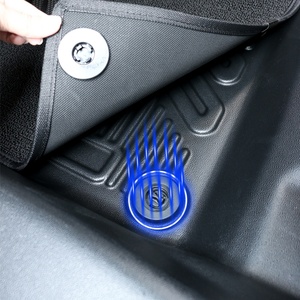 Tapis de sol de luxe pour voiture en matériau écologique TPE, tapis 5D à rebord profond pour HONDA CIVIC - Product Image 4