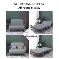 Sofá cama convertible de lujo personalizado para sala de estar, sofá transformador cómodo plegable para dormitorio de apartamento
