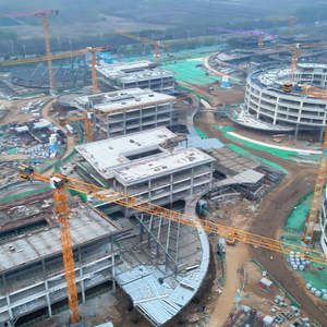 Grue à tour autoportante à plateforme plate QTZ125-6015 de 10 tonnes, hauteur de levage de 200 m (Plus de modèles en vente) - Product Image 4