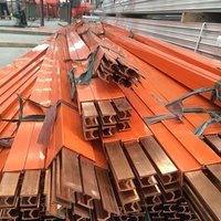 Kit complet de barres omnibus pour pont roulant simple ou double poutre, barre en cuivre 800A, rail conducteur composite aluminium-PVC