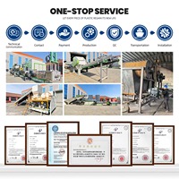 Granulateurs à vis simple écologiques pour le recyclage des déchets plastiques PET/PVC, équipement industriel de la marque RUIOU