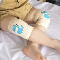Protège-genoux et genouillères pour bébé en silicone bicolore à motif de dessin animé, protège-genoux pour bébé qui rampe, protège-genoux pour enfants