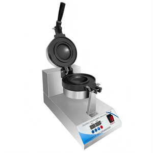 Piastra per Waffle Digitale 1200W con Taglierina Laterale, Antiaderente, Tecnologia di Riscaldamento Rapido 100mm, Grande Formato, Garanzia 1 Anno per Fast Food e Hamburger - Product Image 1