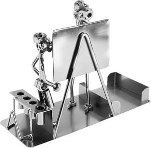 BRUBAKER in ferro fatto a mano in metallo scuola figura insegnante portapenne con biglietto da visita vano regalo per <span class=keywords><strong>note</strong></span> - Product Image 4