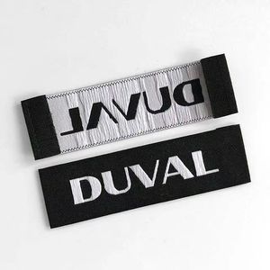 Woven Private White Garment Textile Clothing Manufacturer Fabric <b>Tags</b> Iron on Neck Cotton Custom Made Logo Labels for <b>Clothes</b> - Product Image 5