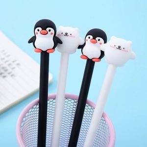 Bolígrafos de Gel de Goma Azules Personalizados con Forma de Pingüino y Oso Polar de 0.5 mm al por Mayor - Product Image 3