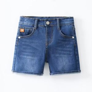 Short en jean décontracté à boutons imprimé <span class=keywords><strong>cargo</strong></span> en coton respirant à séchage rapide avec poche pour l'été pour les garçons d'un an - Product Image 1