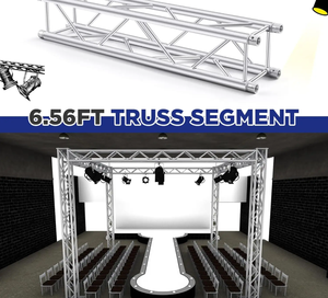 Conception de système de treillis de toit de scène allumant des treillis plats pour l'aluminium de treillis de concert - Product Image 3