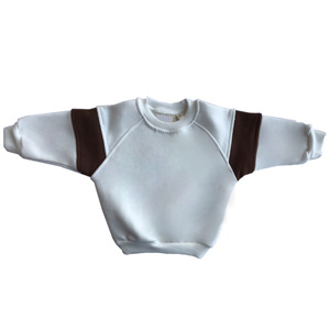 Little People Cuff Stitching Color Full Sleeve Jumper Baby Girl manica lunga tuta Top Little Baby Boy Sweatershirts - Product Image 2