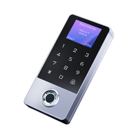 Système de contrôle d'accès de porte autonome TF1-LCD IP68 étanche WIFI TUYA APP biométrique par empreinte digitale avec carte RFID métallique