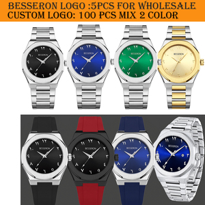 Reloj de Cuarzo Analógico de Diseño para Hombre, Correa de Goma Roja, Estilo Árabe, Clásico, Simple, Deportivo, Resistente al Agua, Reloj de Moda - Product Image 4