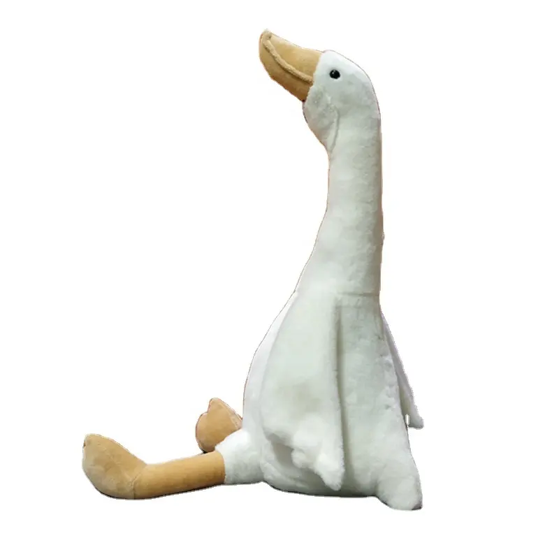 Simulation ausgestopft Gans Tier Spielzeug Big White Swan Goose Plüsch Puppe Spielzeug Komfort Swan Plüsch Kissen für Kinder