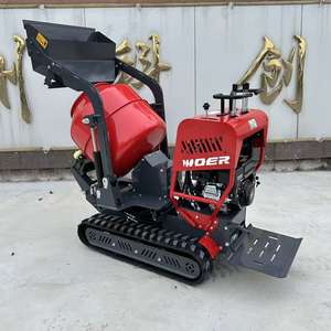 Woer自動ダンパーコンクリートミキサーディーゼルエンジン自走式コンクリートミキサートラッククローラー型コンクリート機械ミキサー - Product Image 1