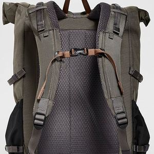 Custom Nylon Rolltop <b>Backpack</b> Casual Travel Zipper Daypack Unisex Letter Pattern Waterproof Laptop Rucksack Outdoor Hiking - Product Image 5