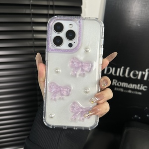 Design de luxe 3 En 1 Accessoires mignons Étui <span class=keywords><strong>incassable</strong></span> pour téléphone portable pour <span class=keywords><strong>iPhone</strong></span> 17 PRO MAX - Product Image 4