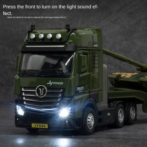 Remorque <span class=keywords><strong>en</strong></span> alliage 1:50 de simulation Véhicule d'ingénierie militaire Jouets pour enfants <span class=keywords><strong>en</strong></span> plastique avec modèle de creusement <span class=keywords><strong>en</strong></span> boîte - Product Image 4