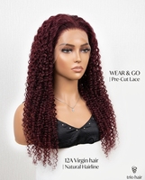 Perruques Bob Courtes Rouge Lisses en Cheveux Humains Brésiliens Double Drawn HD Transparentes avec Dentelle Frontale Complète – Fournisseurs de Perruques Lace Front