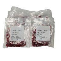 Accessoires en stock 216-223 : Manchon isolé électro-litonné rouge 1mm² AWG 18, neuf et original allemand, référence 216 223