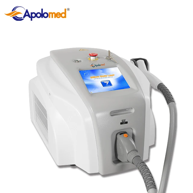 Portable 808nm Diode Laser Beauty Machine with Diode Laser Bar for Commercial & Home Use