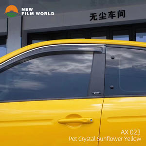 <span class=keywords><strong>Film</strong></span> d'emballage de voiture en cristal jaune, tournesol, noir, brillant, enveloppe vinylique pour voiture transparent, couleur bonbon - Product Image 3