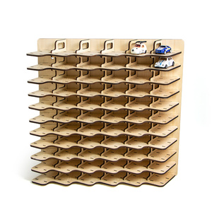Vente directe d'usine depuis 16 ans, boîtes en <span class=keywords><strong>bois</strong></span> découpées au laser personnalisées pour voitures de collection, panneaux muraux, présentoirs de voitures durables - Product Image 1