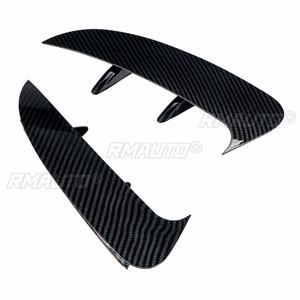 Paire de garnitures latérales de pare-chocs arrière en fibre de carbone/noir brillant pour Mercedes-Benz Classe A W177 A35 A180 A260 A200 A220 Berline 2019+ - Product Image 3