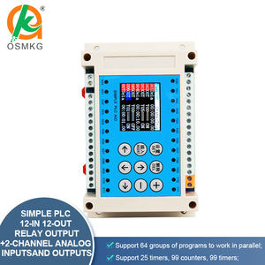 Contrôleur de programmation Oshangming <span class=keywords><strong>Plc</strong></span> 12 entrées 12 sorties relais <span class=keywords><strong>PLC</strong></span> 2 entrées analogiques 2 sorties Aanlog pour le contrôle de l'industrie - Product Image 3