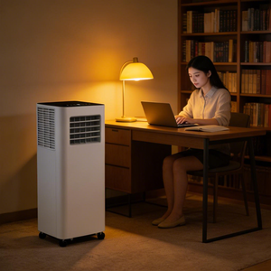 Unité de refroidissement rapide portable silencieuse en plastique, 5000 BTU, classe A, efficacité énergétique, jusqu'à 298 pieds carrés. Ft. - Product Image 2