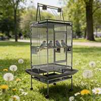 Cage à oiseaux en gros, cage à perroquet, excellente qualité, cage de reproduction pour oiseaux, grande cage en métal, jaulas para pajaros, grandes cages à oiseaux